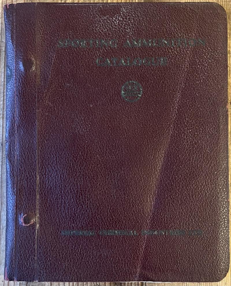 SPORTING AMMUNITION CATALOGUE -1930 - ICI