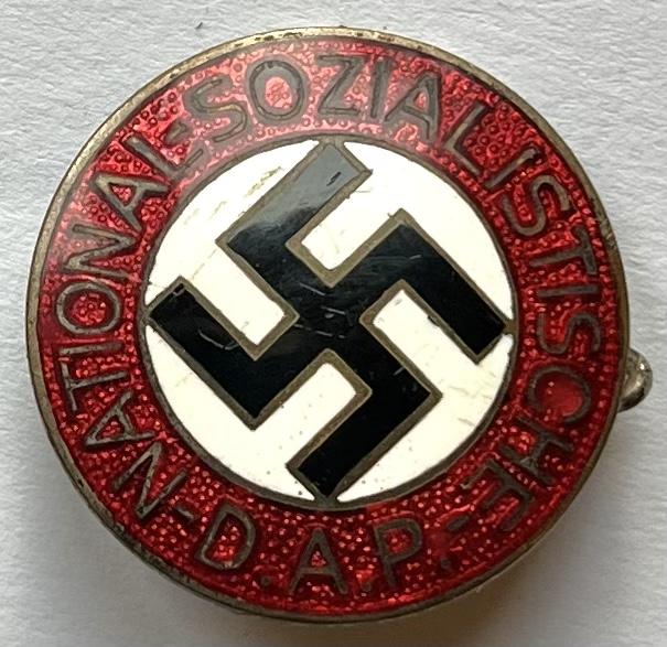 WW2 GERMAN NSDAP BADGE - KARL WÜRSTER