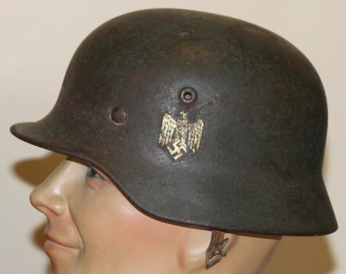 GERMAN WW2 M40 HEER SD HELMET  - QUIST 64