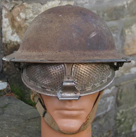 WW2 BRITISH CRUISE VISOR HELMET - RARE