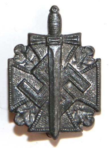 GERMAN WW2 KRIEGSKRIEGERBUND CONTRIBUTION LAPEL BADGE