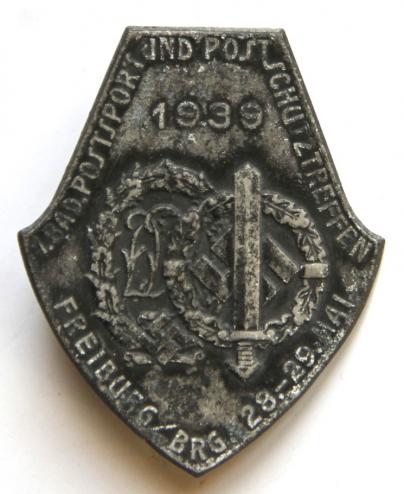 GERMAN WW2 1939 FREIBURG SPORTS TREFFEN DAY BADGE