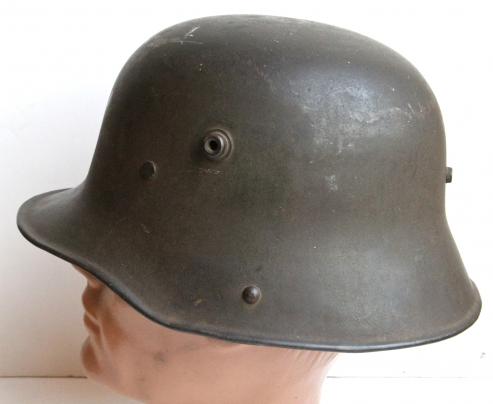 WW1 GERMAN M17 HELMET - NAMED