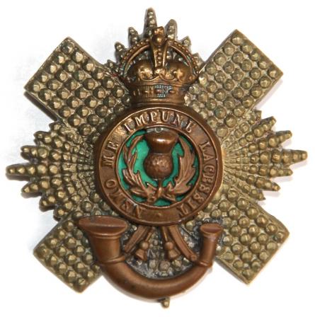 Allied & Axis Militaria | WW1 - 4/5TH ROYAL SCOTS OFFICERS CAP BADGE