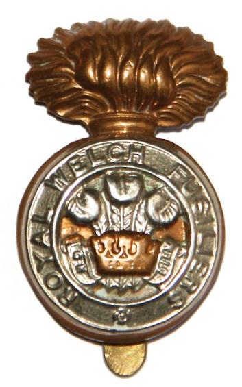 WELSH FUSILIERS CAP BADGE