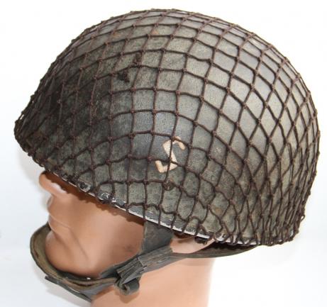 WW2 BRITISH AIRBORNE PARA HELMET - 1944 BMB