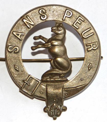 WW1 4/5TH SEAFORTH HLDRS. CAP BADGE