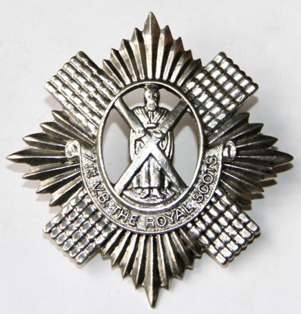 7TH V.B. ROYAL SCOTS CAP BADGE