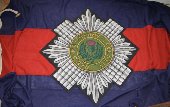 SCOTS GUARDS FLAG - EXTRA LARGE