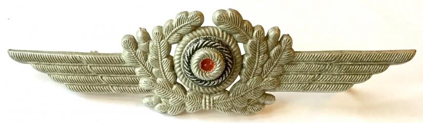 LUFTWAFFE ALUMINIUM VISOR CAP COCKADE