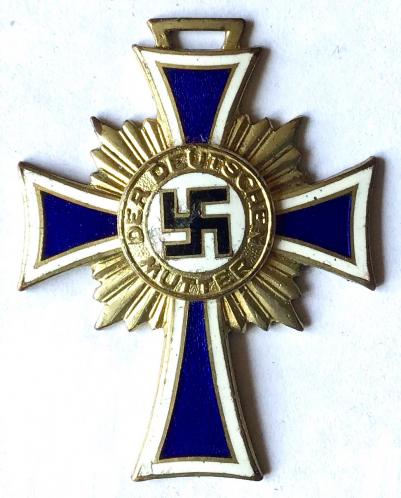 GERMAN 3RD REICH MOTHERS CROSS GOLD 