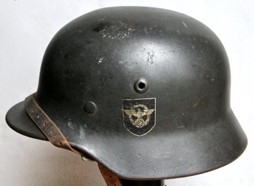 M40 DOUBLE DECAL POLIZEI HELMET QUIST 64