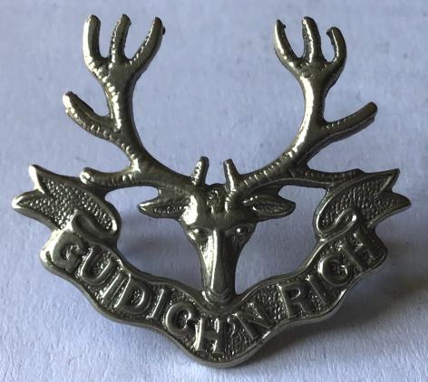 SEAFORTH HIGHLANDERS - COLLAR / SPORRAN BADGE