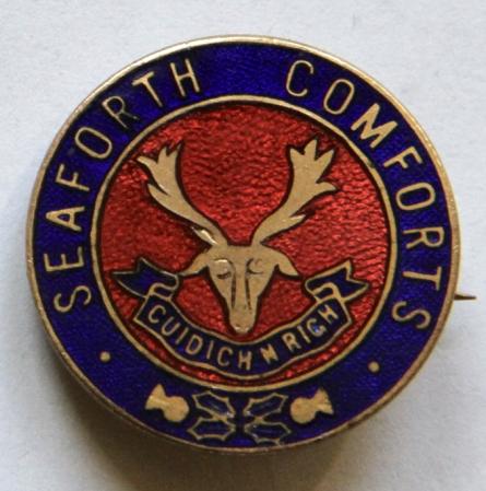 SEAFORTH HIGHLANDERS COMFORTS BADGE