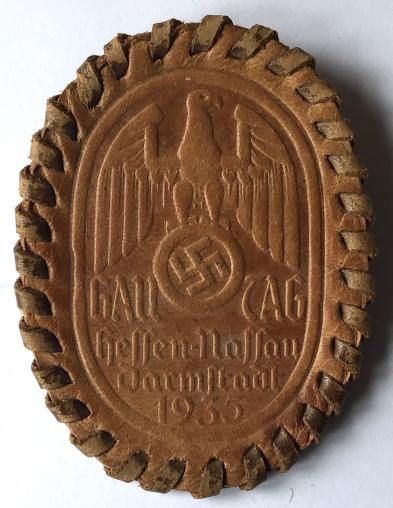 1936 - HESSEN, NASSAU, DARMSTADT - LEATHER 