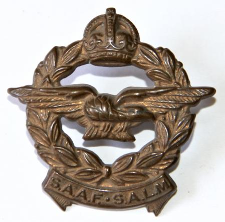 WW2 SOUTH AFRICAN AIR FORCE CAP BADGE