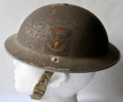 WW2 SEAFORTH HLDRS. OFFICERS DECALLED TOMMY HELMET