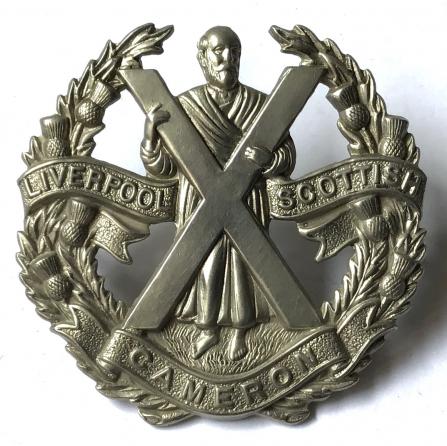 LIVERPOOL SCOTTISH - FEATHER BONNET BADGE