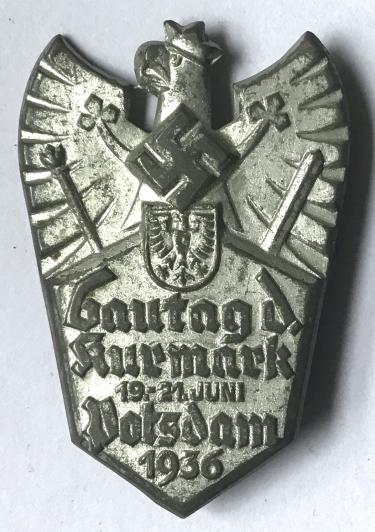 WW2 GERMAN - POTSDAM DAY BADGE - 1936