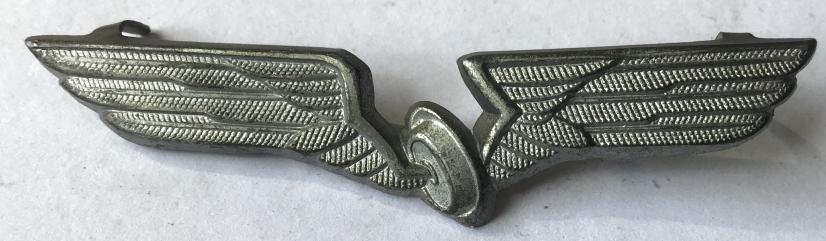 WW2 GERMAN REICHSBAHN  RAILWAY COLLAR BADGE