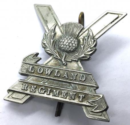 LOWLAND REGIMENT CAP BADGE