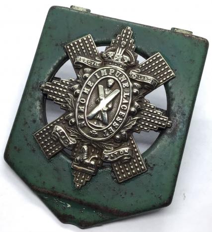 WW2 - BLACK WATCH STAFF CAR BADGE/MASCOT