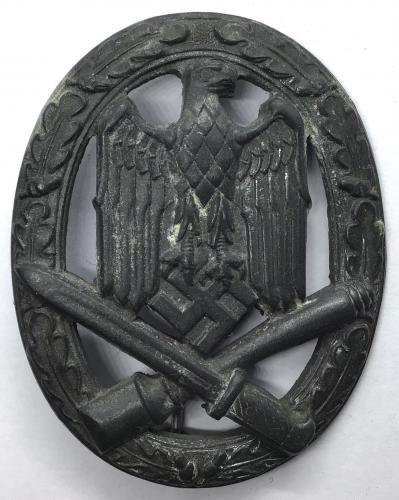 WW2 GERMAN ARMY GENERAL ASSAULT BADGE