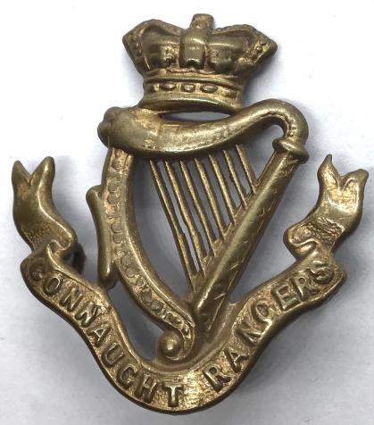 VICTORIAN CONNAUGHT RANGERS  CAP BADGE