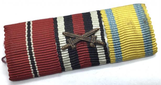 GERMAN WW2 - 3 RIBBON BAR