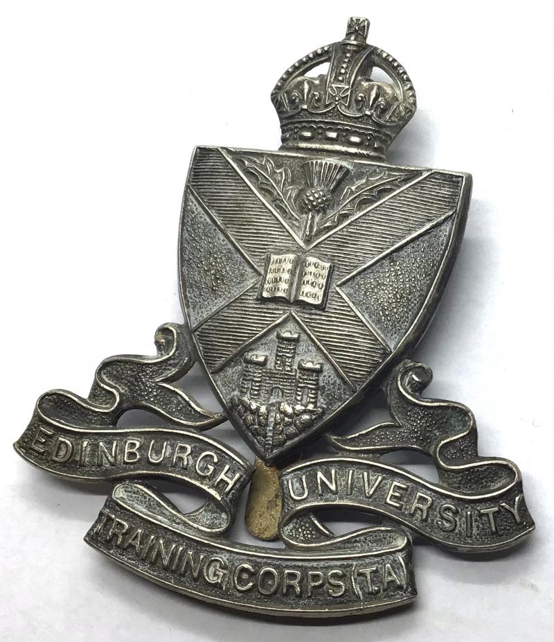 EDINBURGH UNIVERSITY O.T.C. BADGE - SLIDER