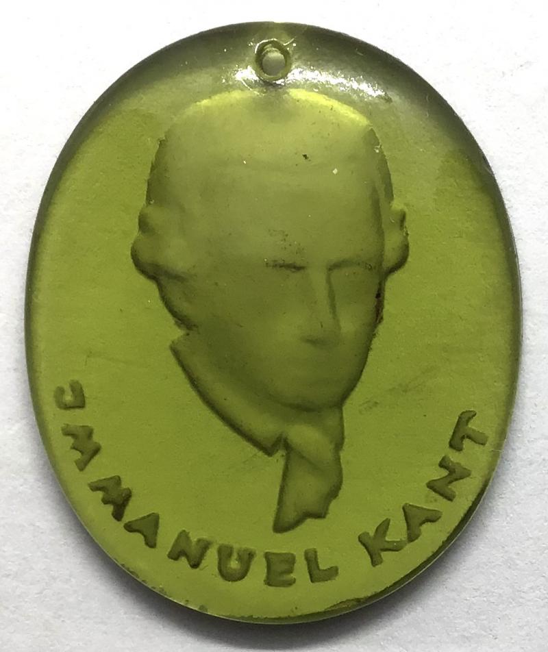 J.M. MANUEL KANT GLASS HOLOGRAM PENDANT