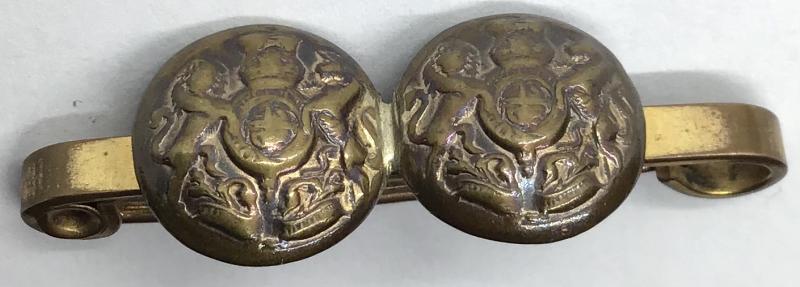 WW1 BUTTONS SWEETHEART ON ROLLED GOLD BAR