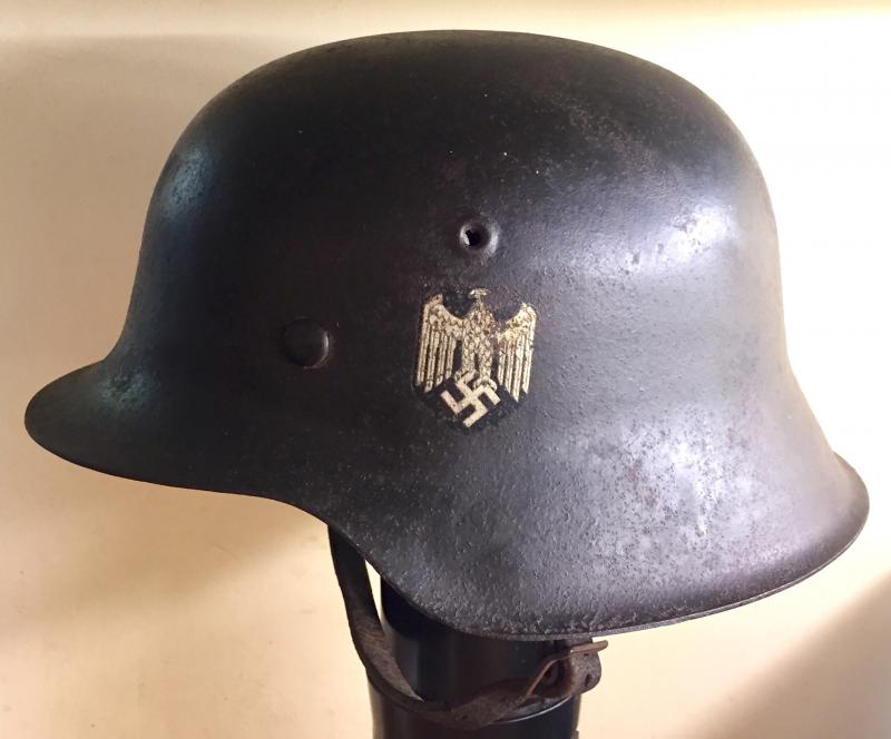 WW2 - GERMAN ARMY SINGLE DECAL M42 HELMET