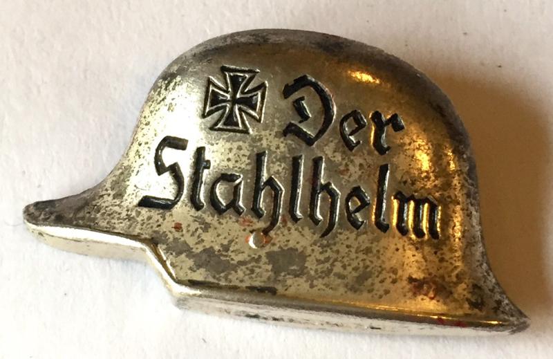 GERMAN INTER WAR - DER  STALHELM BADGE