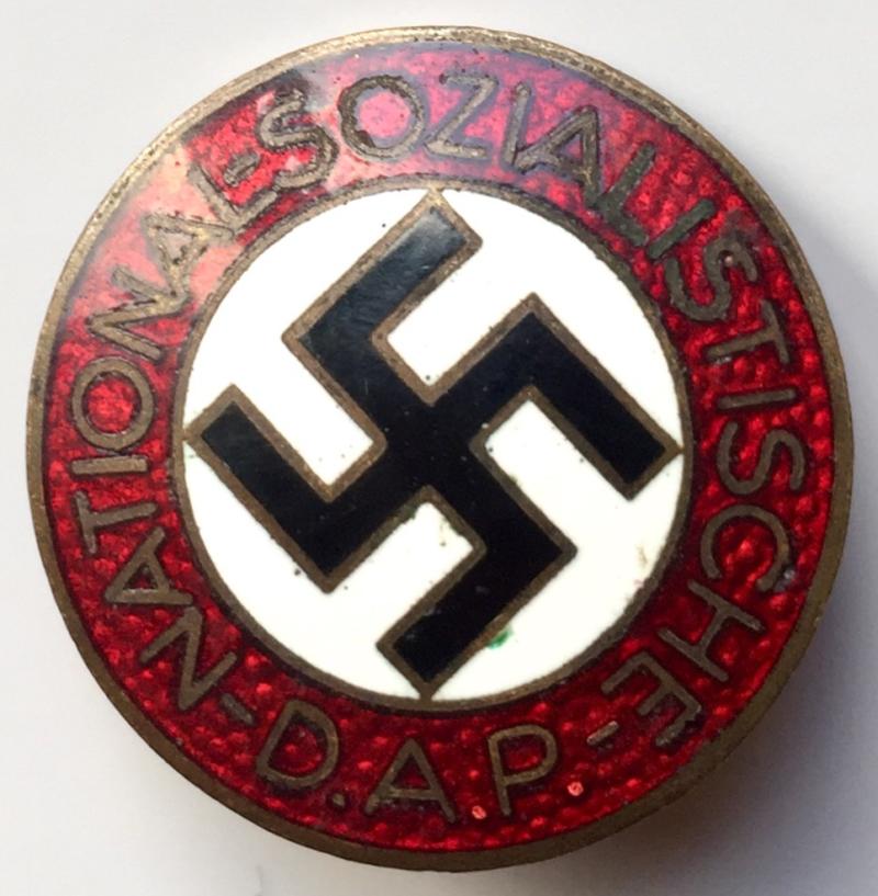 GERMAN 3 REICH NSDAP AUSTRIAN PARTY BADGE - M1/148