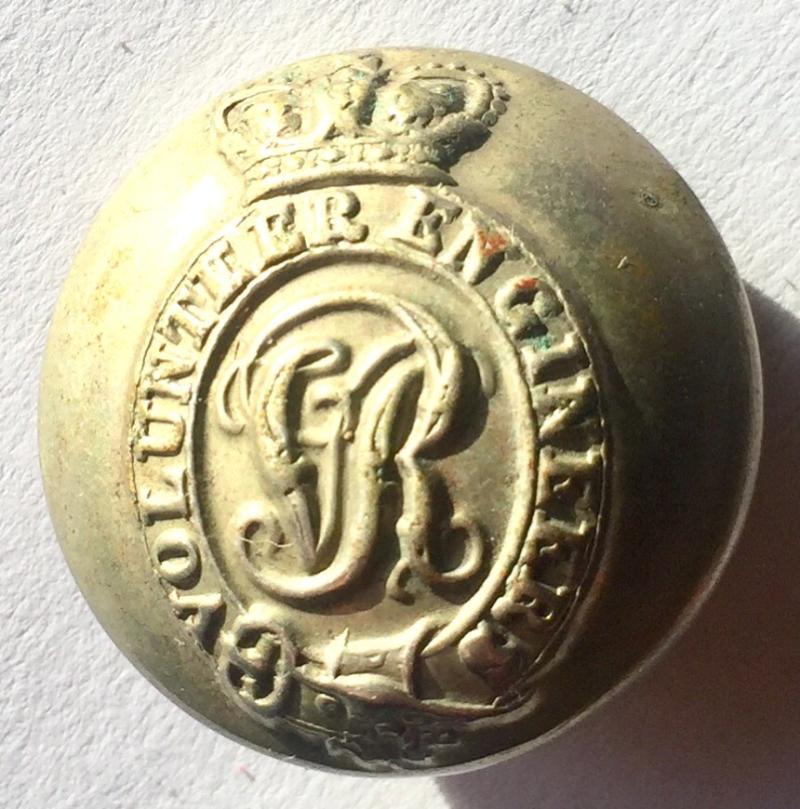 VICTORIAN - VOLUNTEER ENGINEERS LARGE TUNIC BUTTON