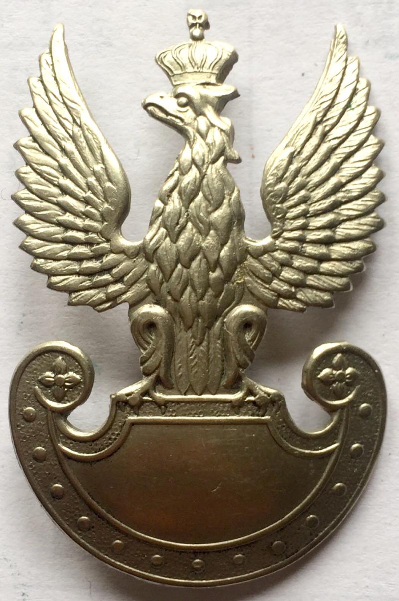 WW2 POLISH  (ARMY IN EXILE - FREE POLISH FORCES) CAP BADGE