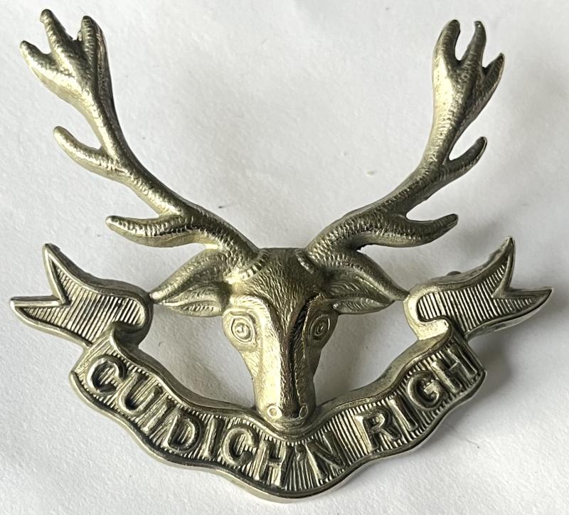 WW2 SEAFORTH HIGHLANDERS CAP BADGE