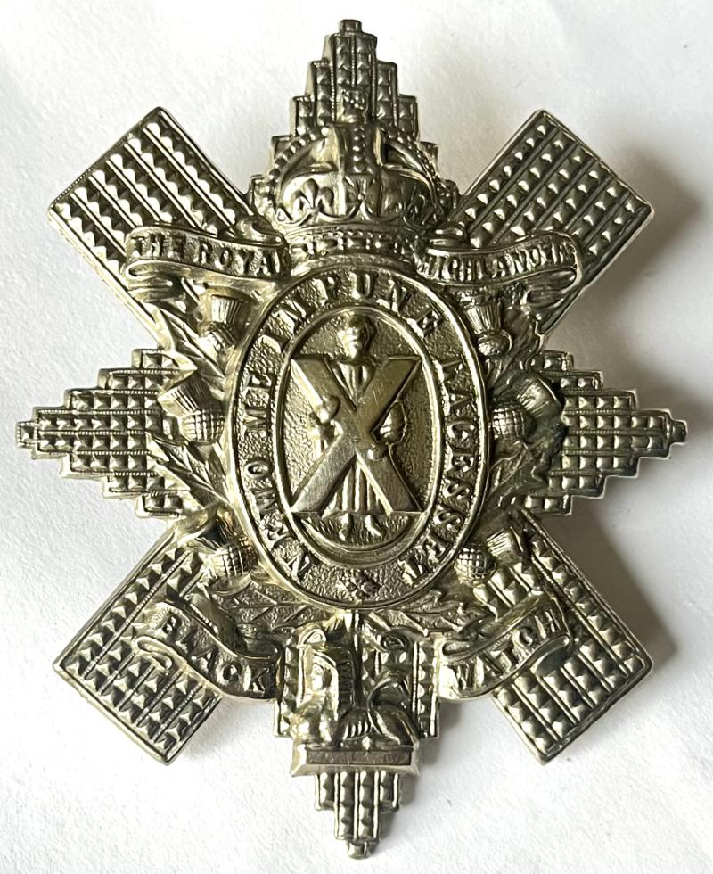 WW1 BLACK WATCH CAP BADGE