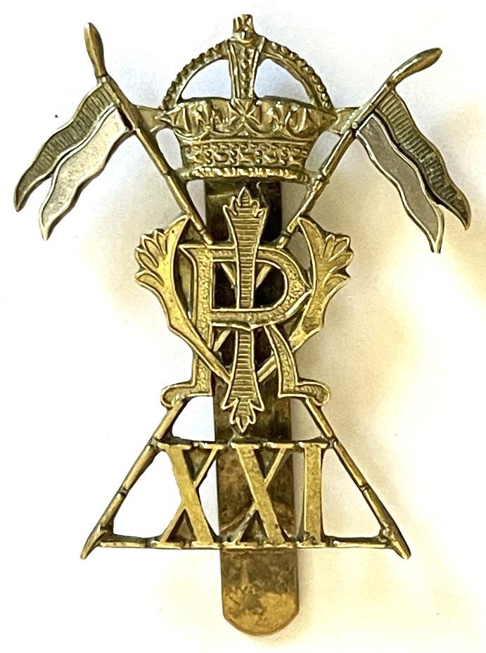 WW1 - 21ST LANCERS CAP BADGE