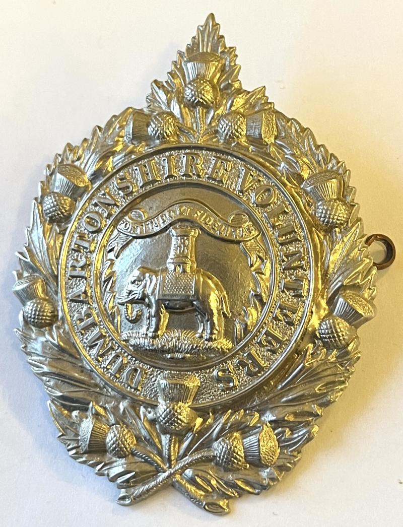 DUMBARTON VOLUNTEERS (ARGYLL & SUTHERLAND HLDRS.) CAP BADGE