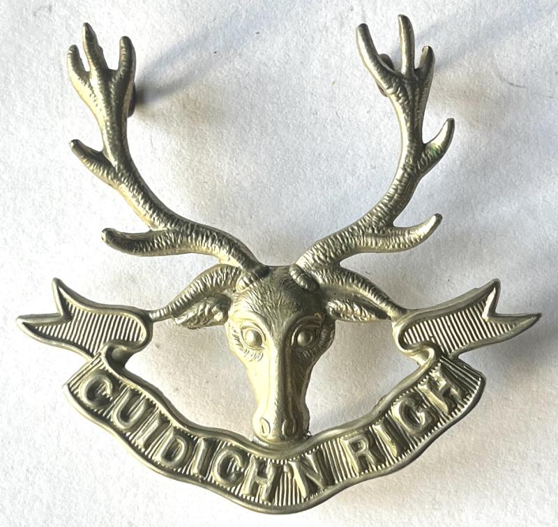 WW1 SEAFORTH HIGHLANDERS BADGE