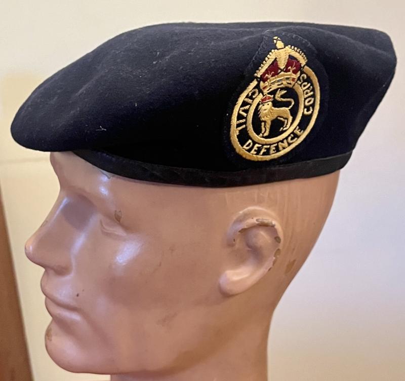 1945 DATED WW2 CIVIL DEFENCE CORPS BERET