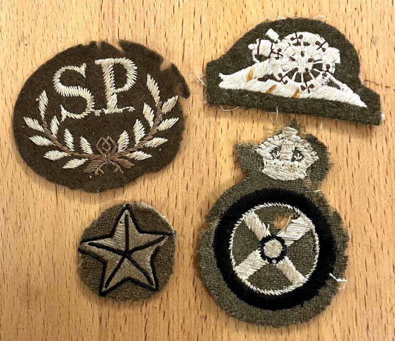 WW2 BRITISH ARMY  TRADE PATCHES