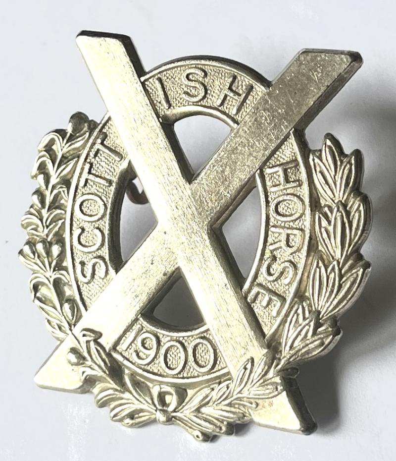 SCOTTISH HORSE CAP  BADGE