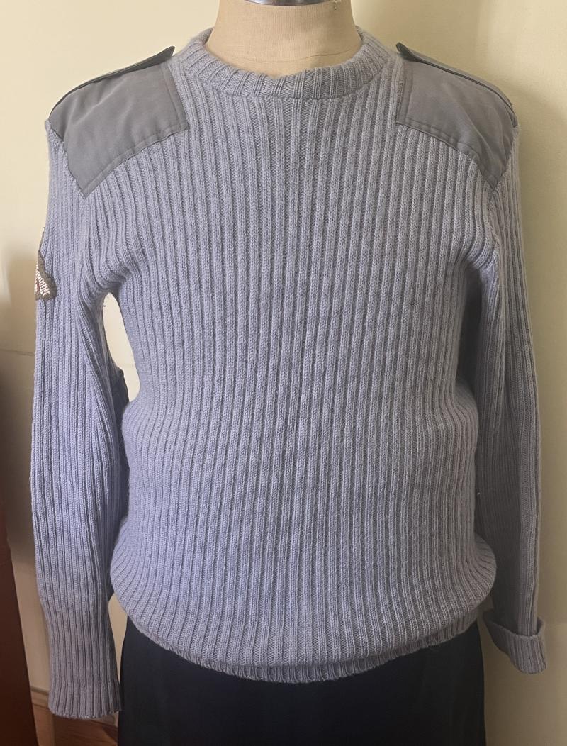 ARGYLL & SUTHERLAND HLDRS.- OFFICERS & PIPERS - BLUE/ GREY WOOL JUMPER