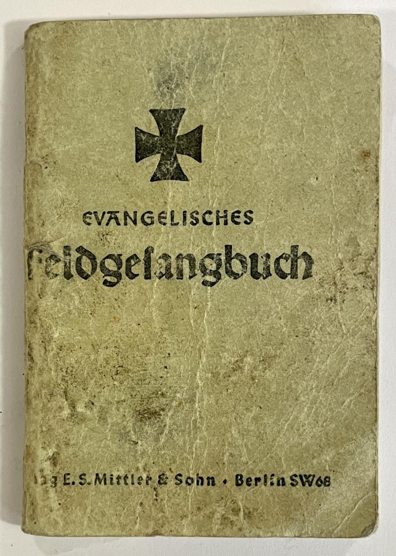 GERMAN WW2 EVANGELISCHES FELDGEFANGBUCH  (Protestant Field Devotional Book)