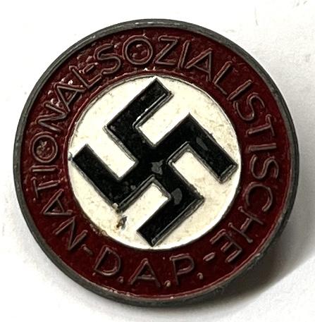 WW2 GERMAN NSDAP PARTY BADGE- M1/72 ZIMMERMANN