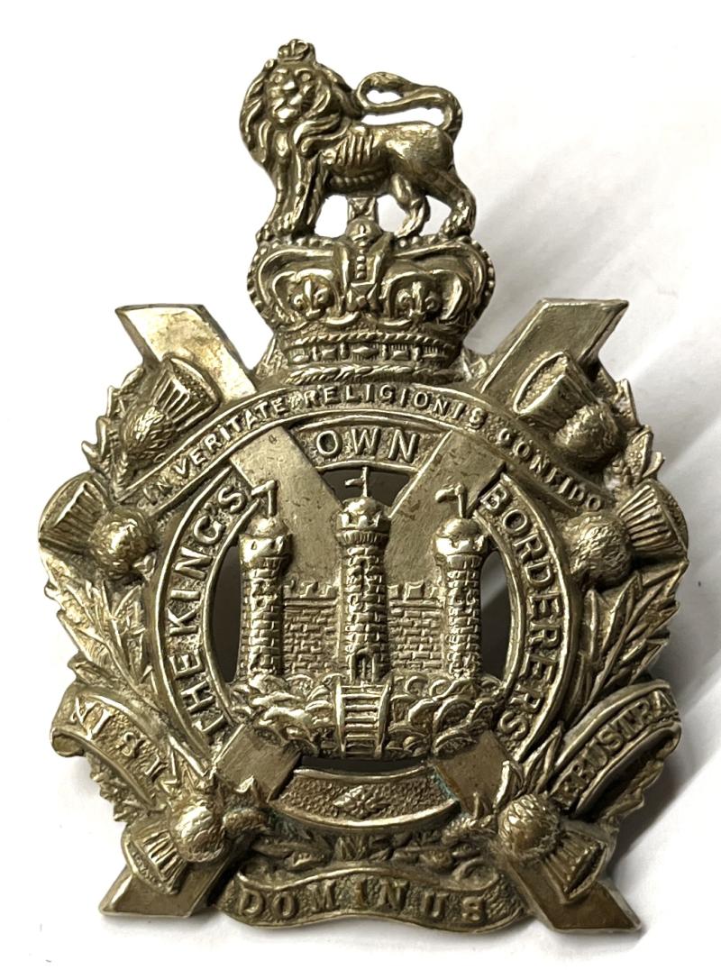 VICTORIAN 25TH OF FOOT - KINGS OWN BORDERERS BONNET BADGE