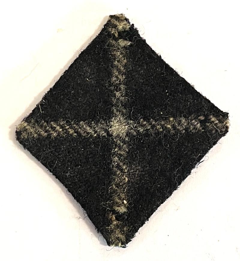 WW2 CAMERONIANS - BATTLEDRESS TARTAN SLEEVE PATCH